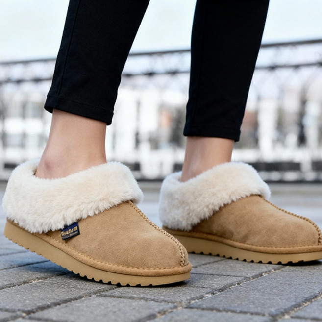 락피쉬웨더웨어 어그 슬리퍼 오리지널 윈터 퍼 뮬 털신발 + BRDT 양말