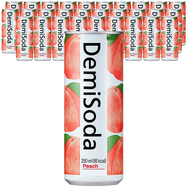 데미소다 피치 탄산음료
