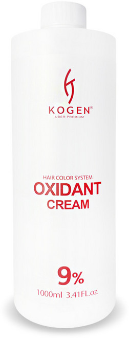 코겐 프리온 염색 산화제 9% 1000ml/탈색약/염색약, 화이트, 1개