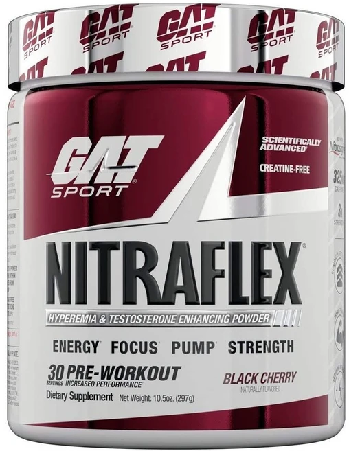 GAT Nitraflex 니트라플렉스 30서빙, Black Cherry, 1개, 300g - 쿠팡
