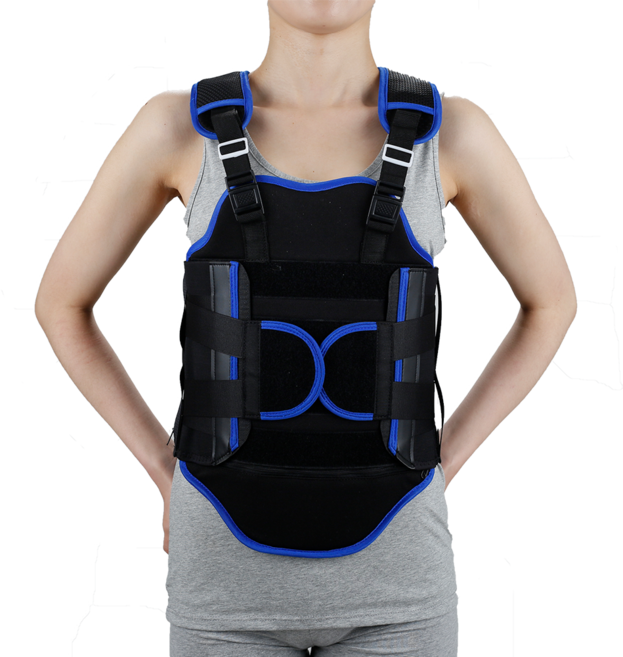 이즈메디 의료용 척추보조기 T011 TLSO 허리보조기 허리 요추 압박 골절, 1개