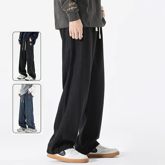Sevenmoon 캐주얼바지 남성 봄 여름 슬랙스 스포츠 롱팬츠
