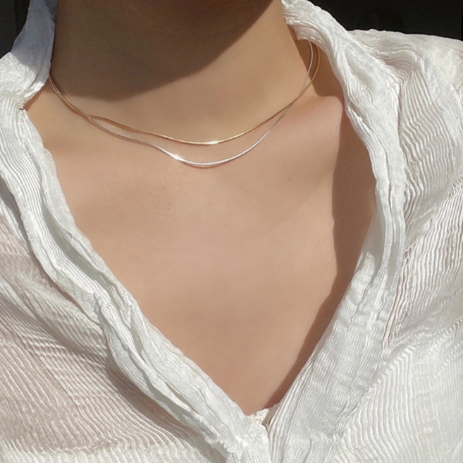 Doux air 蛇骨鏈 素頸鍊