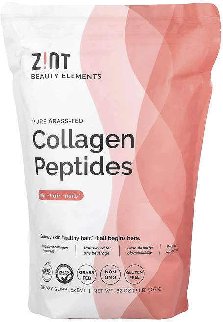 건강챙기세요 Zint 순수 목초 사육 콜라겐 펩타이드 무맛 팩형 907g(32oz) 백살까지오래오래, Zint순수목초사육콜라겐펩타이드무맛팩형907g32oz, 907g, 1개 - 쿠팡