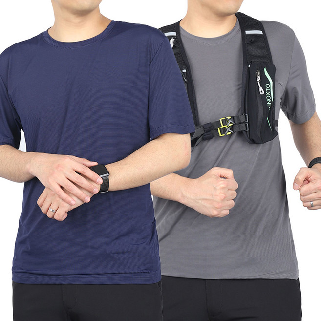 노블코리안 기능성반팔티 냉감 운동복 작업티셔츠 헬스 상의 쿨링