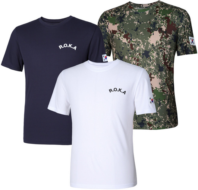 [이지바이] (1+1+1) 남녀공용 라운드 반팔 티셔츠_로카 운동복 헬스티셔츠 반팔티