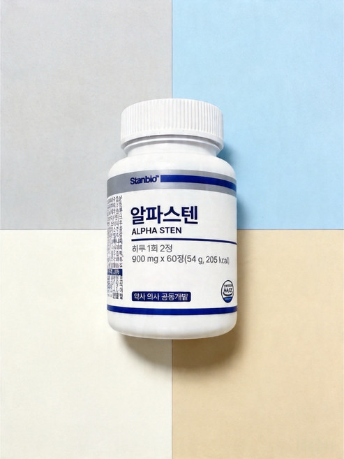 알파스텐정 stanbio 호로파씨추출분말 사은품 휴대용 알약통+애사비 레몬맛 혈당샷1포 증정!!!, 2박스, 60정