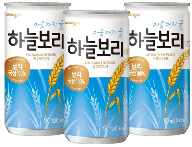 웅진 하늘보리, 180ml, 90개