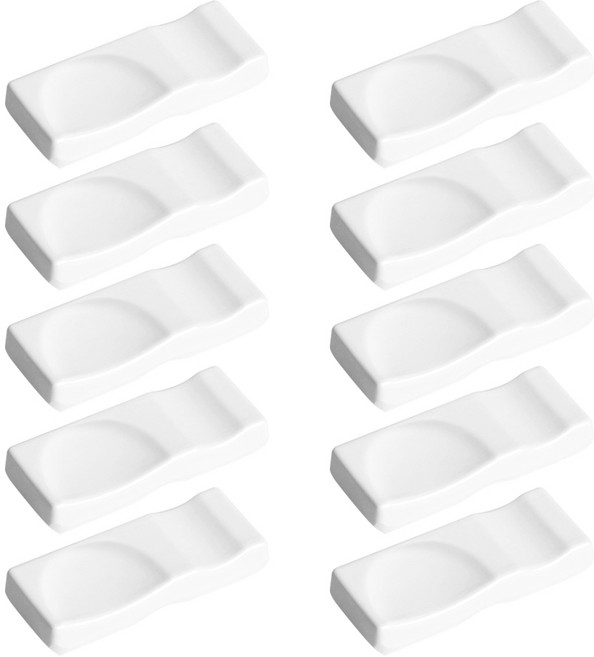 키친왕 업소용 수저받침, 10개, 화이트