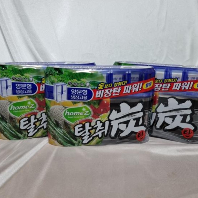냉장고탈취제 홈즈 탈취탄 양문형 냉장고용 애경 탈취제 3개입, 본상품