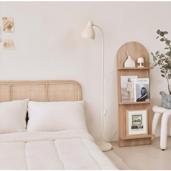 스피아노 스프링 플로어 높낮이 조절 장스탠드, 화이트