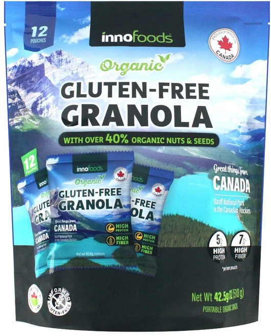 이노푸드 유기농 글루텐프리 그래놀라, 1개, 510g - 쿠팡