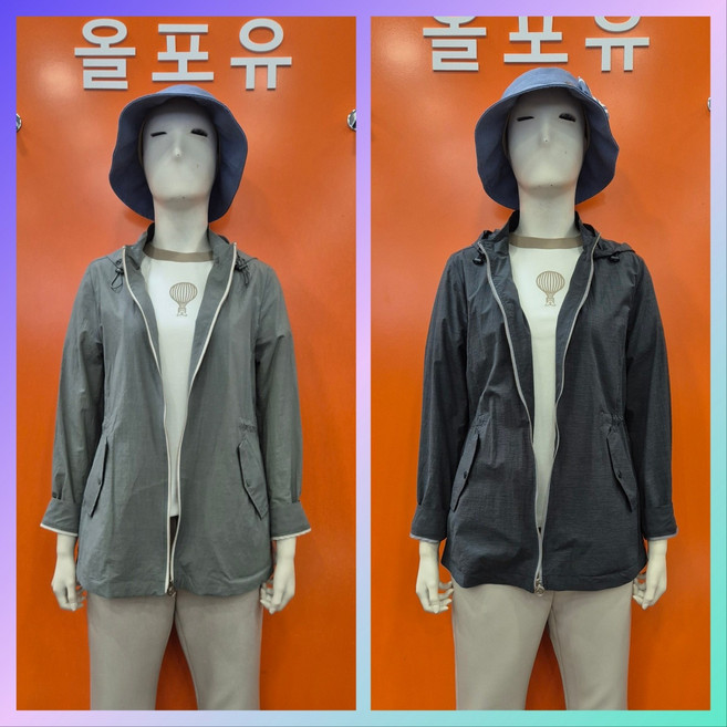 <뉴코아창원점>올포유 가볍고 편하게 입기 좋아~ 여성 등판포인트 후드탈착 사파리 ALFRN3211816 818