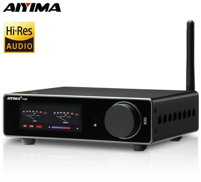 AIYIMA A80 블루투스 앰프 DAC 올인원 오디오, only A80