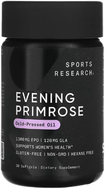 1+1 스포츠 리서치 달맞이꽃 종자유 1300mg 30 소프트젤 감마 리놀렌산 GLA, 30정, 2개 - 쿠팡