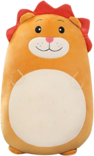 네이처타임즈 동글 캐릭터 인형 사자, 혼합색상, 60cm, 1개