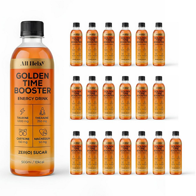 올헬씨 골든타임 부스터 에너지 드링크, 20개, 500ml
