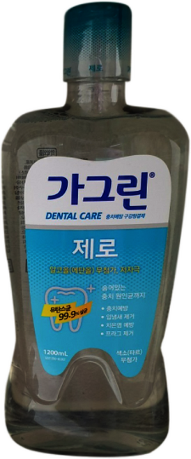 가그린 제로 구강청결제, 4개