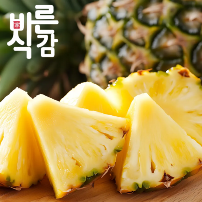 바른식감 고당도 골드파인애플 10수(중소) 12kg 1박스, 10개, 12kg내외