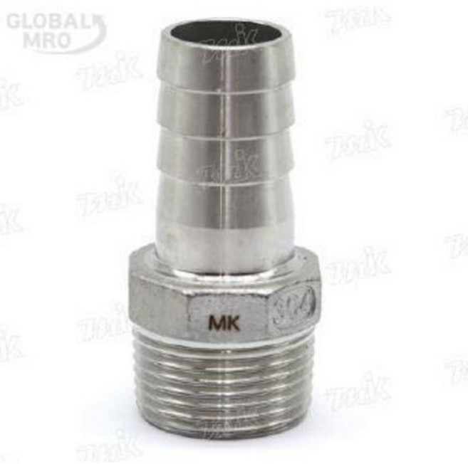 스텐 호스 니플 닛불 외산형 SUS 주물 1/2x16, 1개