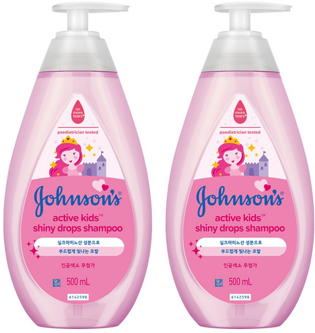존슨즈베이비 엑티브 키즈 샤이니 샴푸, 2개, 500ml