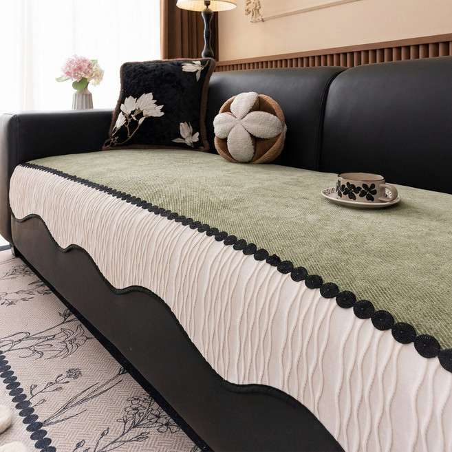 봄 사계절 소파 패드 3인용 4인용 겨울용 두꺼운 타입 초극세사 모던 심플 경량 럭셔리