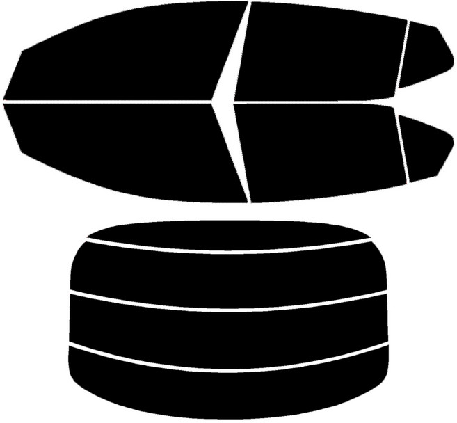 로톰 K5 측후면 썬팅필름 DIY 셀프 열차단 썬팅지, K5 1세대 (10-15), RTF-7S 05 (진함), 기아