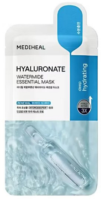 Mediheal 多效安瓶精華面膜系列, 1組, Hyaluronate 高效保濕10片