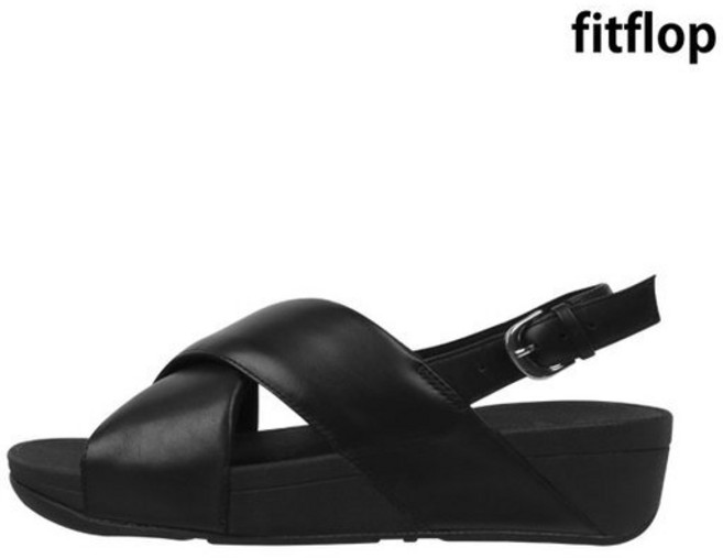 핏플랍 fitflop 샌들 루루 크로스 백 스트랩 여성 블랙 K03-001