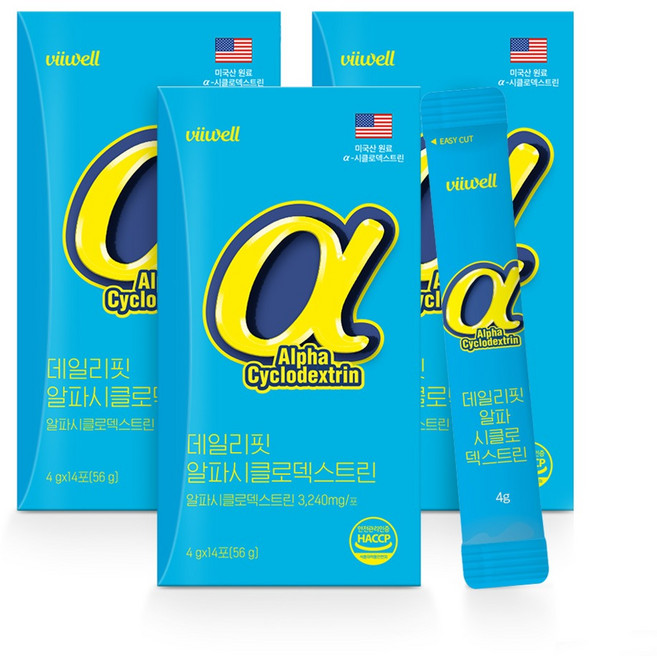 데일리핏 알파시클로덱스트린 순도 100% 기름진음식먹을때, 4g, 42개