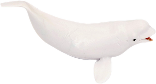 제트피규어 벨루가 화이트 흰고래 피규어 장난감 바다 해양 동물 생물 모형, 1개