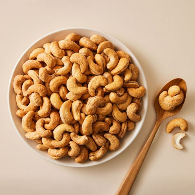 꿀이구마 특등급 가염 껍질 깐 구운 캐슈넛, 1개, 500g