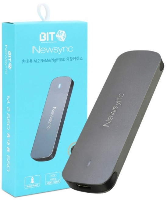 비트엠 Newsync BITS M.2 NVMe/NGFF (SSD미포함), 1개