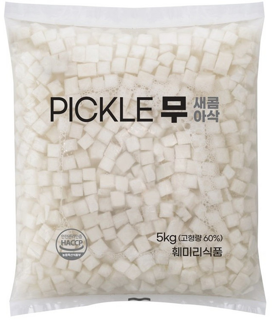 치킨무 벌크 5Kg x 1ea 대용량 배달용 업소용 국내산, 1개