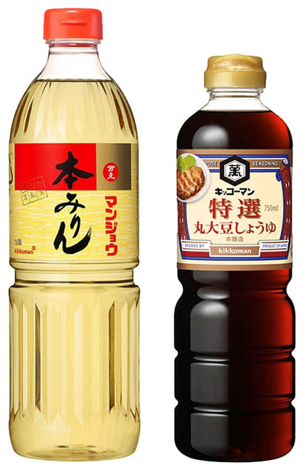 기꼬만 혼미림 1L & 기꼬만 특선간장 750ml, 1세트, 1.75L