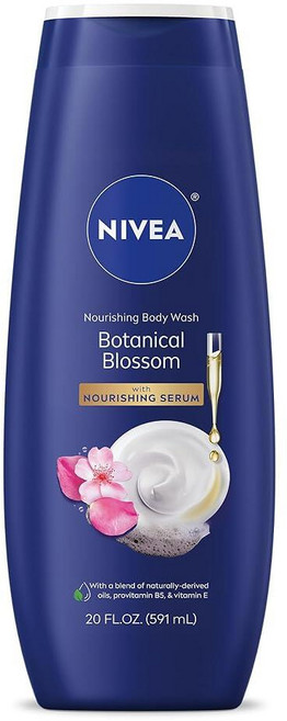 NIVEA 너리싱 바디 워시 보태니컬 블라썸 20 Fl oz, 1개
