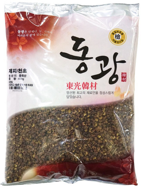 동광한방몰 제피 천초 중국산, 600g, 1개