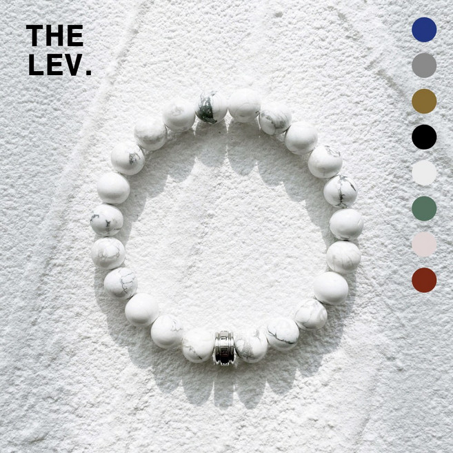 레브클래식 남자팔찌 남자 여자 론델 천연석 원석 팔찌 커플 우정 아이템 레이어드