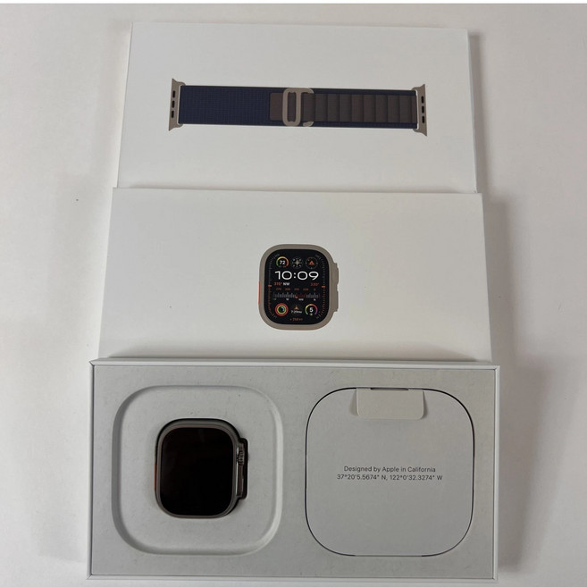 s~a급 애플워치 울트라 2 중고 49mm 셀룰러 - 선호색상기재, GPS+Cellular, 단순개봉