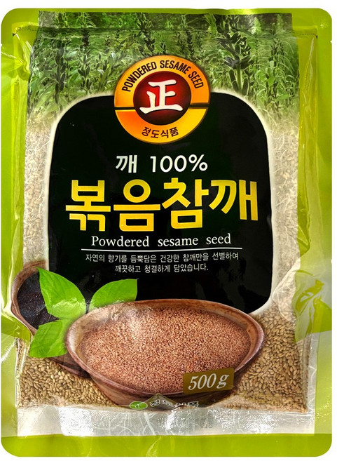 정도식품 볶음참깨 500g, 1개, 단품