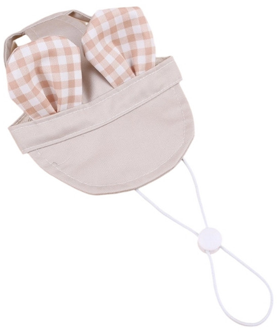 조절 가능한 여름용 반려동물 모자 보호용 경량 폴리에스터 소재 새끼 고양이용 강아지용 귀 구멍이 있는 선캡 강아지용 자외선 차단제, L, 스타일 D