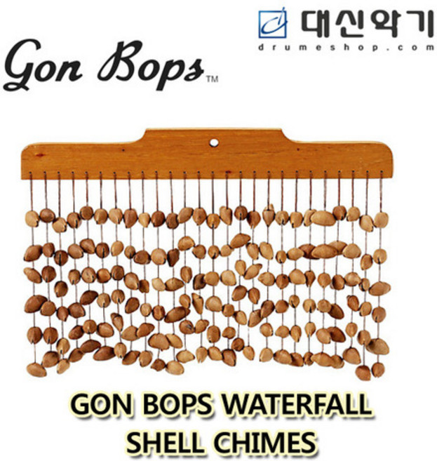 GONBOPS [GONBOPS] 곤밥스 워터폴 쉘 차임 (가방포함), 1개