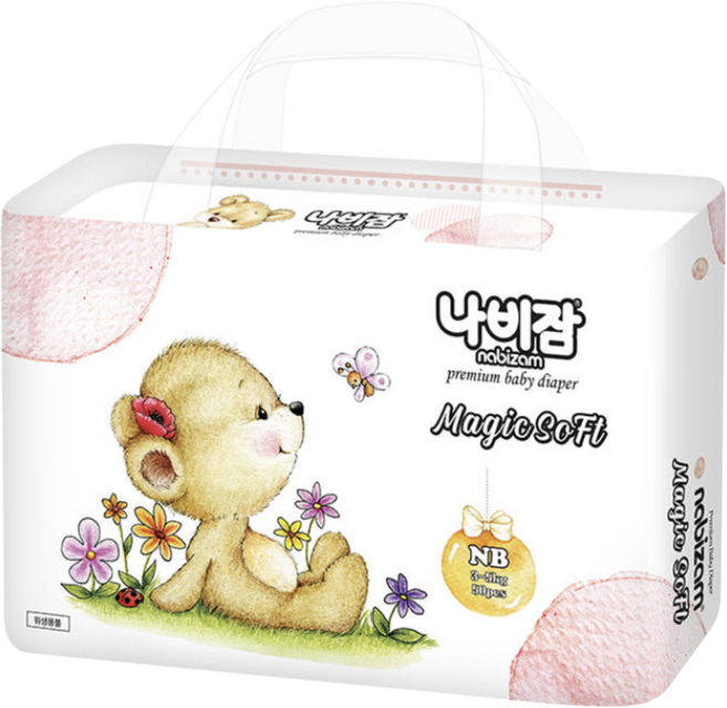 [사이즈 선택] 나비잠 기저귀 코지 밴드 1팩, 신생아용(NB)