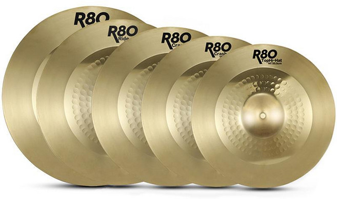 이스턴 코리아 드럼 심벌 R80 14인치 하이헷 16인치 18인치 크래쉬 20인치 라이드 ASANASI 정품, 1개