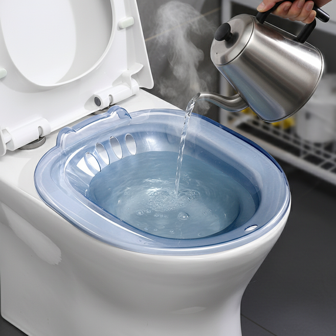 샤마랩 가정용 좌욕기 임산부 치질 변비 케어 관리, 스카이블루