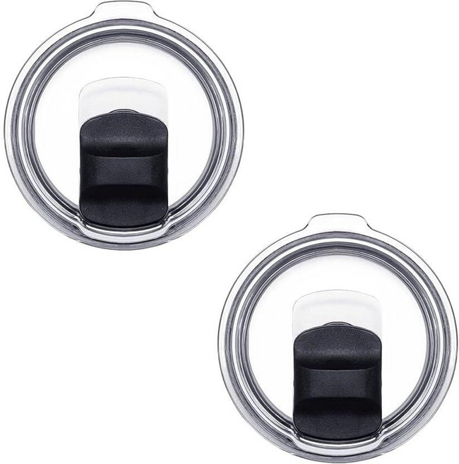 Yeti Magslider 뚜껑용 887.2ml(30온스) 텀블러 뚜껑 교체품 범용 커피 컵 887.2ml(30온스) - BPA 프리 흘림 방지 2개, Yeti Magslider 뚜껑용 887.2ml(30온