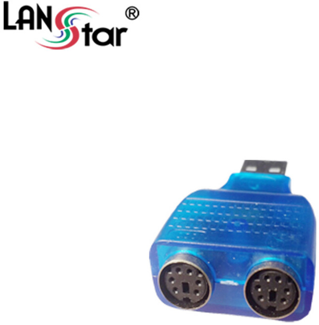 랜스타 USB to PS2 Y 젠더