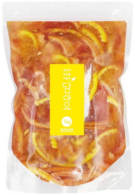 담아요 수제 오렌지자몽슬라이스청, 1개, 1개입, 1kg