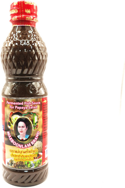 매블람 발효 피쉬소스 레드캡 MAEBOONLAM FERMENTED FISH SAUCE PAPAYA SALAD, 1개, 400ml