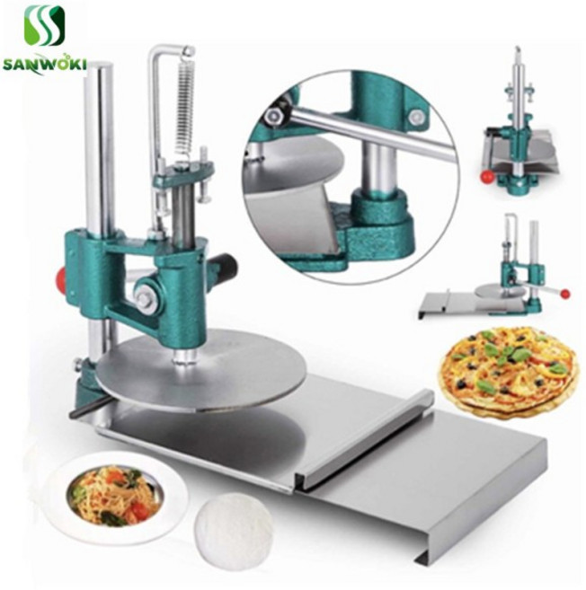 솜사탕 기계수동 20cm 피자 반죽 프레스 기계 플랫 롤러 쉬터 Chapati 패스트리